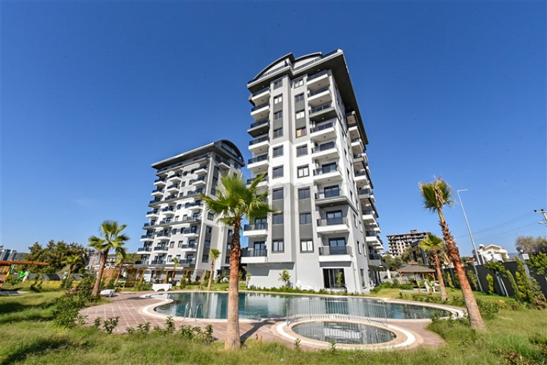 Key Ready 1-2-3 Bedroom Apartment for Sale in Alanya