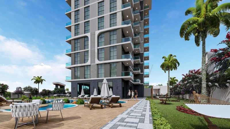 Cheap 1 Bedroom Apartment for Sale in Mahmutlar Alanya