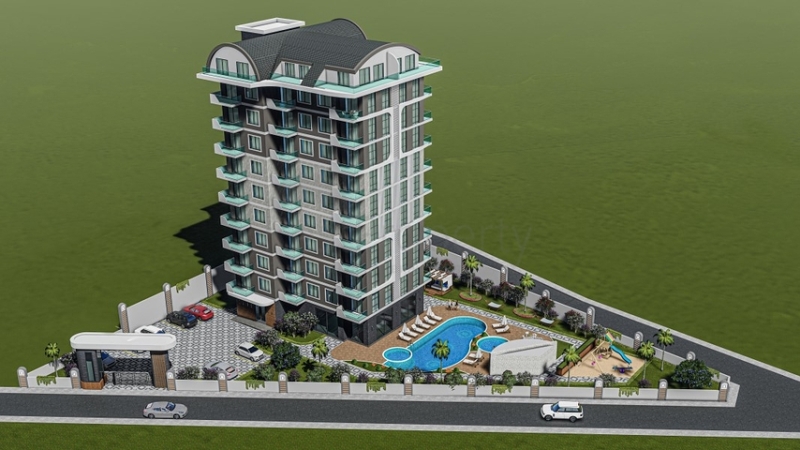 Cheap 1 Bedroom Apartment for Sale in Mahmutlar Alanya