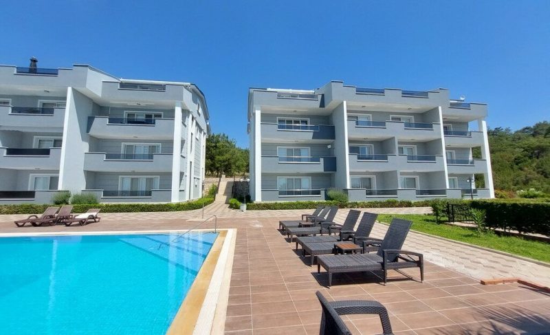 For Sale Seaview & Furnished 2 Bedroom Apartments in Akbuk Didim