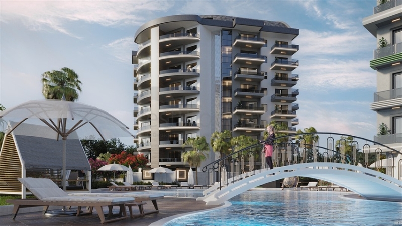 Luxury and New Apartments for Sale in Avsallar Alanya