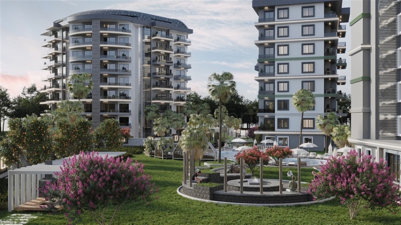 Luxury and New Apartments for Sale in Avsallar Alanya