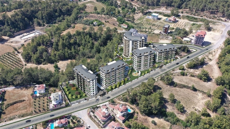 Luxury and New Apartments for Sale in Avsallar Alanya