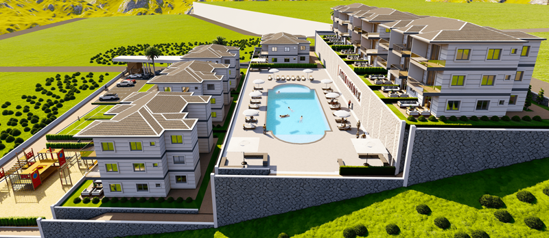 1&2 Bedroom Apartments for Sale in Akbuk Didim Turkey