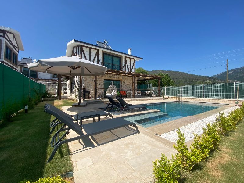 Rustic 3 Bedroom Villa for Sale Incirkoy Uzumlu Fethiye Turkey