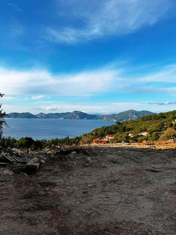 1309sqm Sea View Plot of Land for Sale in Faralya Oludeniz