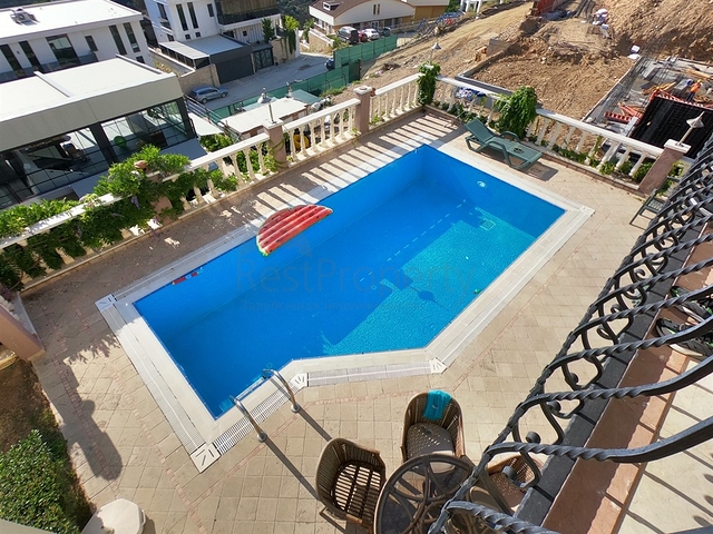 Sea View Villa for Sale in Gold City Residence in Alanya Turkey