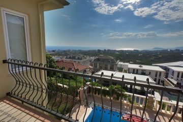 Sea View Villa for Sale in Gold City Residence in Alanya Turkey