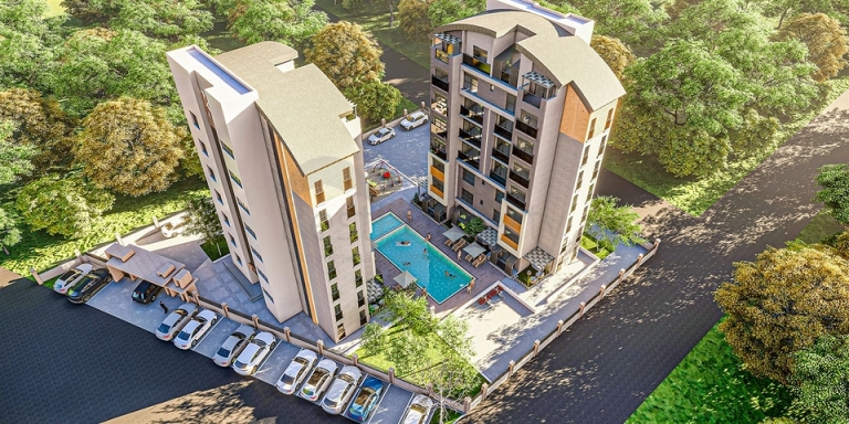 2&3 Bedroom New Apartments for Sale in Kepez Antalya City Turkey