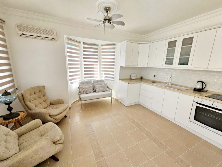 3 Bedroom Duplex Apartment For Sale in a Gated Complex in Calis Beach, Fethiye, Turkey