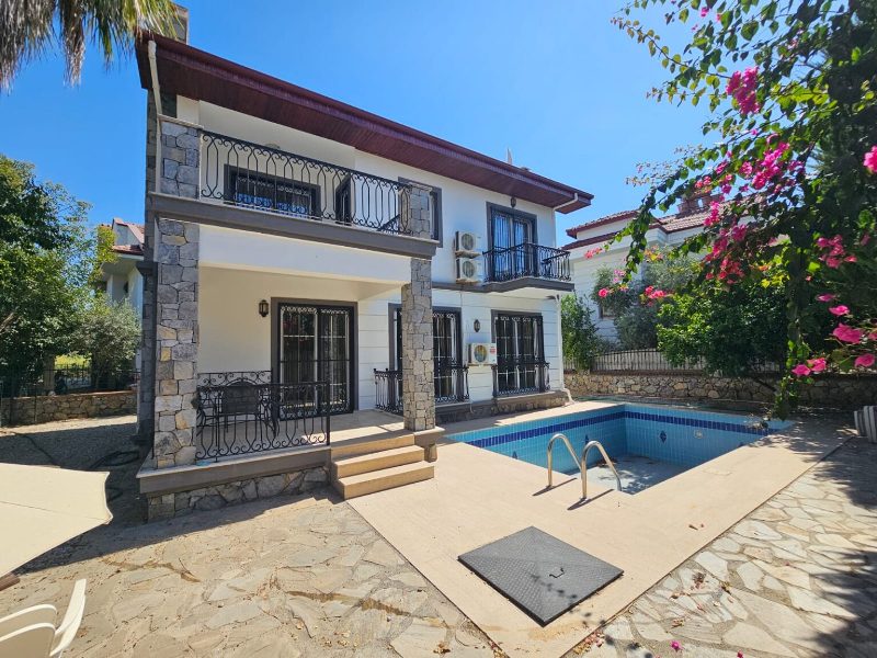 3 Bedroom Villa with Pool for Sale in Calis Beach Area Fethiye Turkey