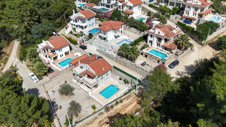 5 Bedroom Villa with Forest View in Uzumlu Fethiye For Sale