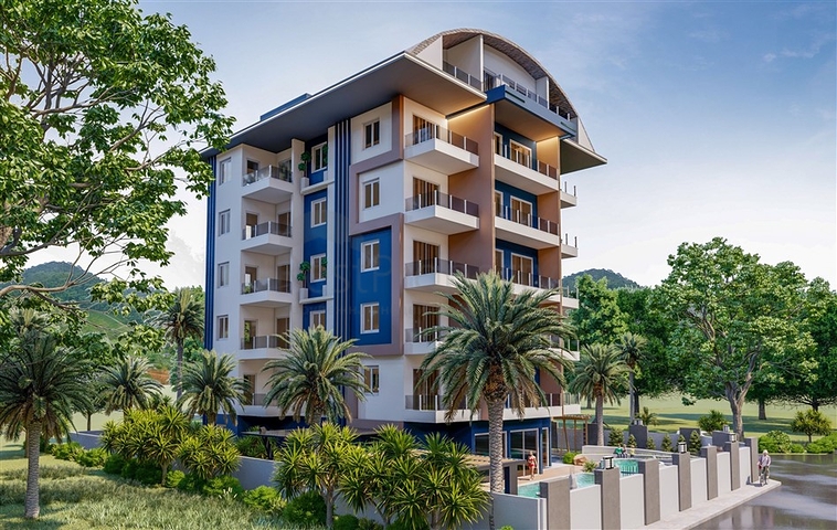 Affordable 1 Bedroom Apartments for Sale in Alanya Avsallar Turkey