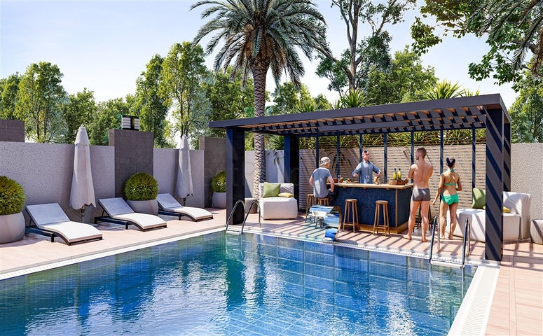 Affordable 1 Bedroom Apartments for Sale in Alanya Avsallar Turkey