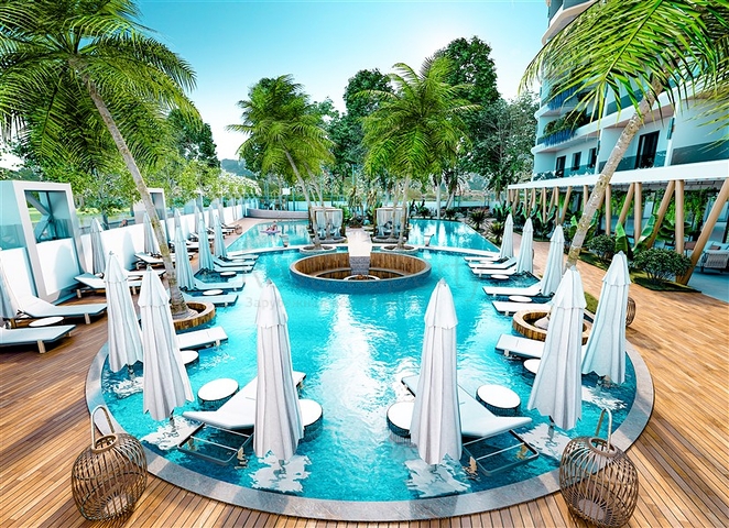 Affordable Apartments on a Development by Forest for Sale in Avsallar Alanya Turkey