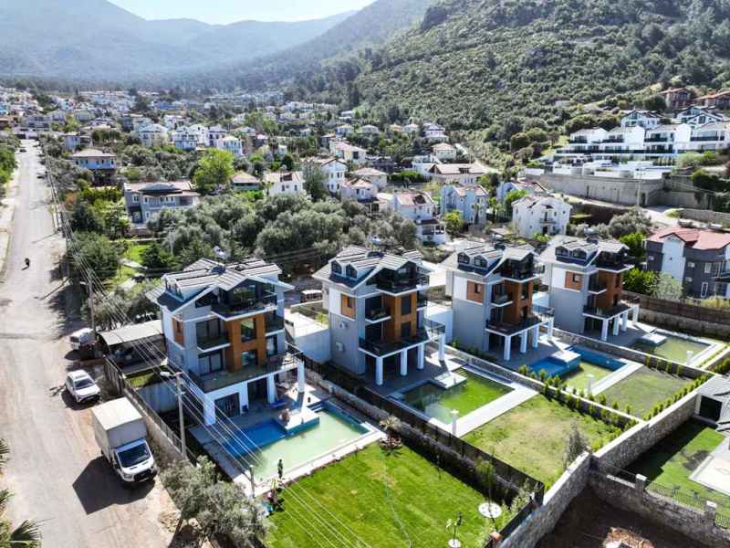 Beautiful Detached Villas in Ovacik Oludeniz Fethiye for Sale 