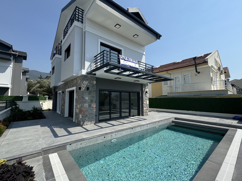 Brand New 4 Bedroom Detached Villa for Sale in Hisaronu Oludeniz Region Fethiye