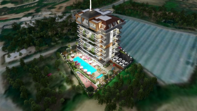 One Bedroom Apartments for Sale in Avsallar Alanya Turkey