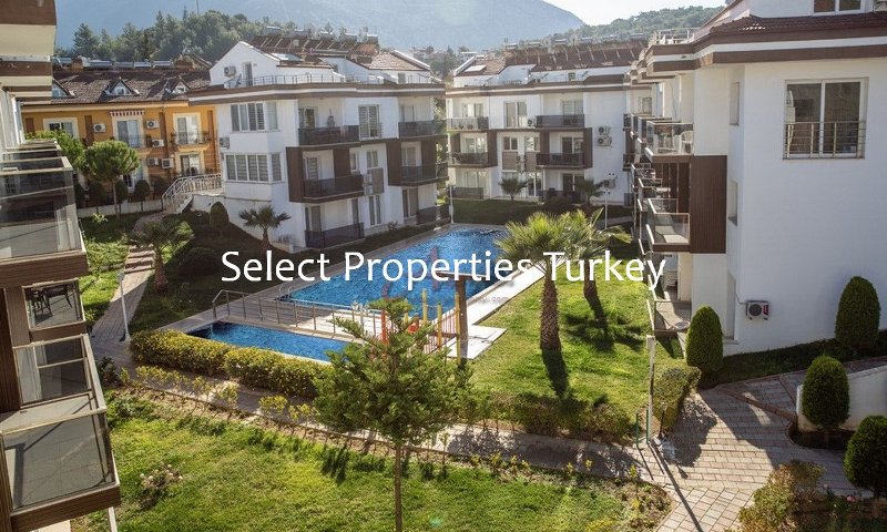 Duplex 2 Bedroom Apartment for Sale in Hisaronu Oludeniz Fethiye Turkey