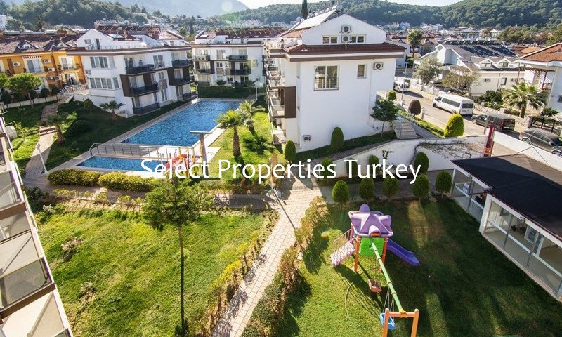 Duplex 2 Bedroom Apartment for Sale in Hisaronu Oludeniz Fethiye Turkey