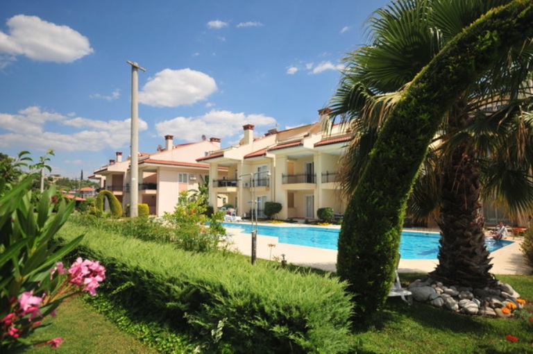 Furnished 3 Bedroom Duplex Apartment for Sale in Oasis Village Yanıklar Fethiye Turkey