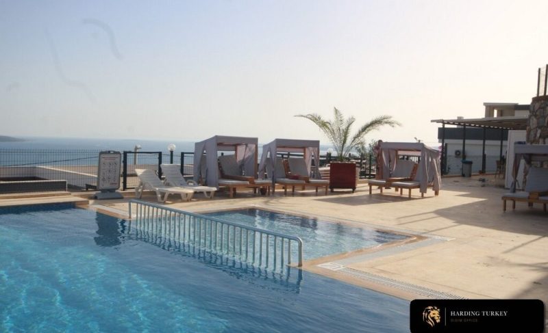 Ground Floor Apartment with Sea View for Sale in Akbuk Didim Turkey