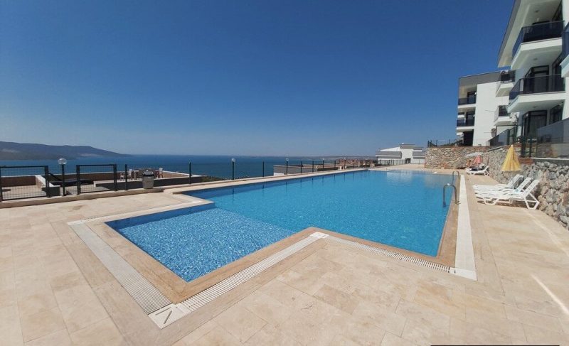 Ground Floor Apartment with Sea View for Sale in Akbuk Didim Turkey