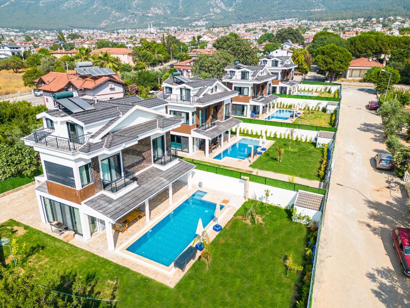 New 4 Bedroom Luxury Villas for Sale in Central Hisaronu Fethiye Turkey