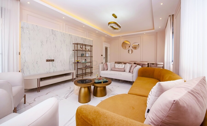 New 1-2-3 Bedroom Apartments for Sale in Oba, Alanya, Antalya, Turkey