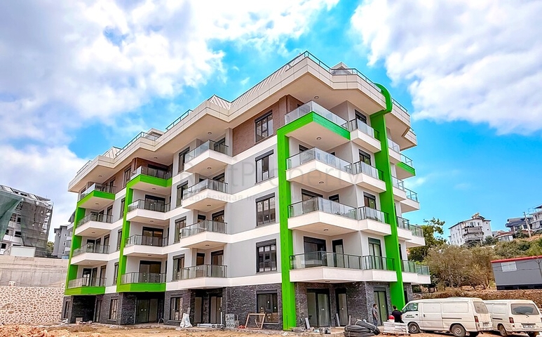 New 1-2-3 Bedroom Apartments for Sale in Oba, Alanya, Antalya, Turkey