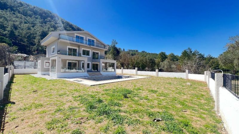 New Detached House with Pool for Sale in Rural Uzumlu - Fethiye 