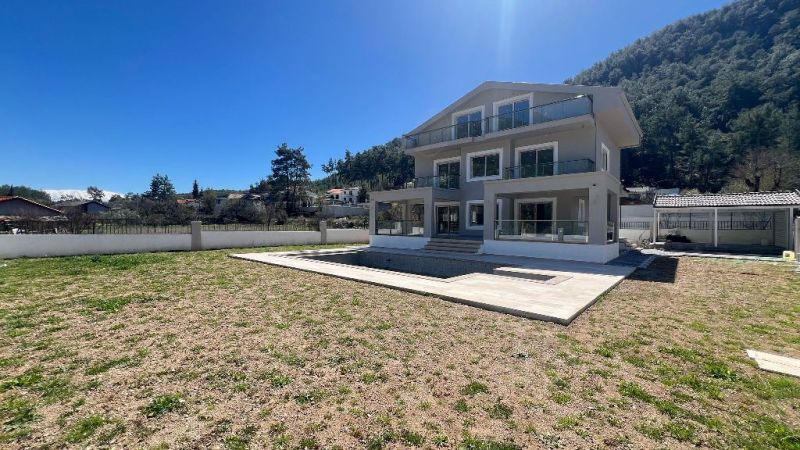 New Detached House with Pool for Sale in Rural Uzumlu - Fethiye 
