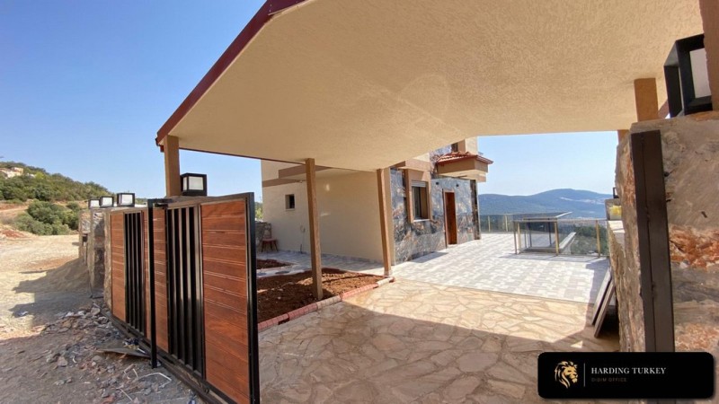 Sea View 3 Bedroom Detached Villa for Sale in Akbuk Didim Turkey
