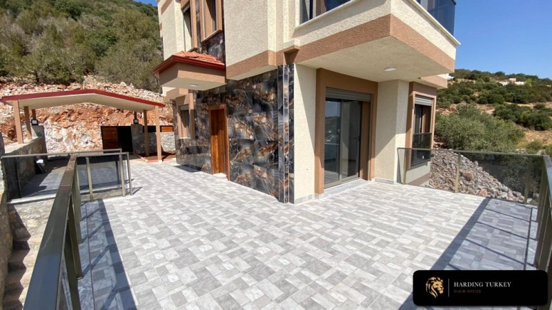 Sea View 3 Bedroom Detached Villa for Sale in Akbuk Didim Turkey