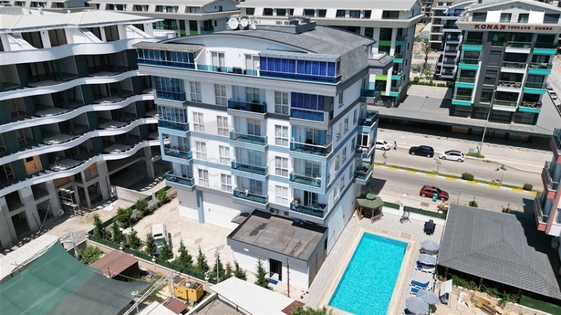 1 Bedroom Sea view Apartment for Sale in Kargicak Alanya Turkey.