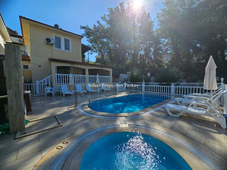 Private 4 Bedroom Hisaronu Villa with Pool  for Sale in Oludeniz Fethiye Turkey