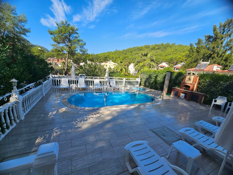Private 4 Bedroom Hisaronu Villa with Pool  for Sale in Oludeniz Fethiye Turkey