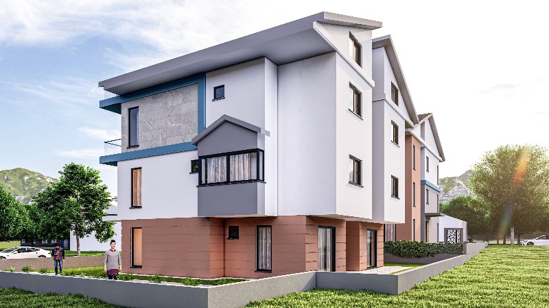 1-2-3 Bedroom City Properties for Sale in Patlangic Neighbourhood of Fethiye Turkey