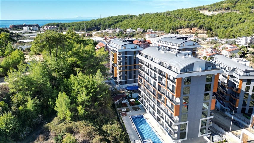 Cheap One Bedroom Apartment on the 3rd Floor for Sale in Avsallar Alanya Turkey