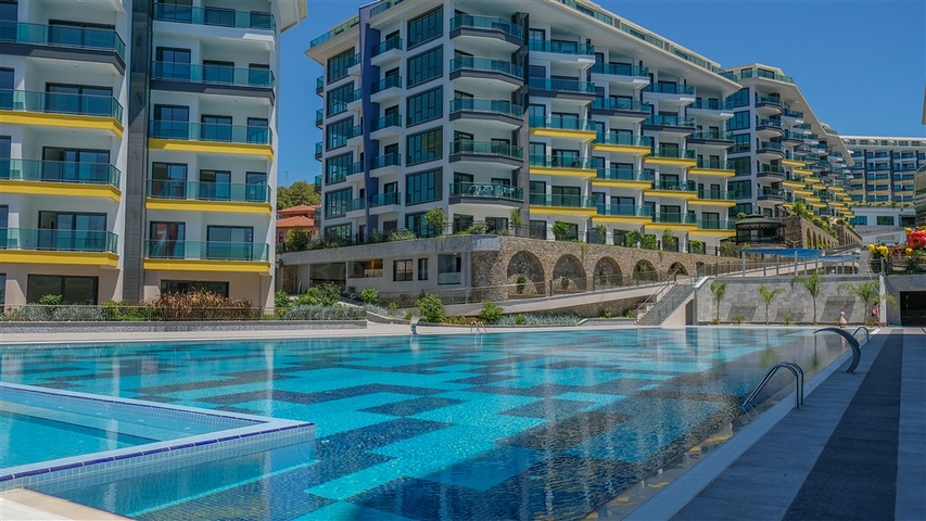 For Sale Luxury Apartment with Sea View in Kargicak Alanya Turkey