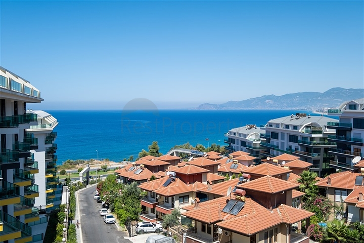 For Sale Luxury Apartment with Sea View in Kargicak Alanya Turkey