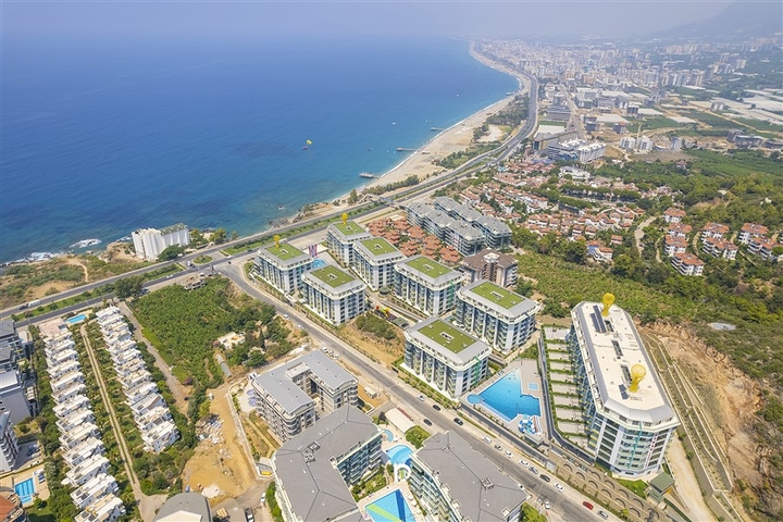 For Sale Luxury Apartment with Sea View in Kargicak Alanya Turkey