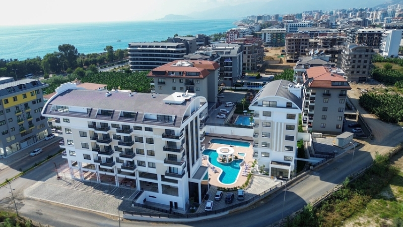 Furnished Apartment for Sale in 200 metres to the Beach in Kargicak Alanya Turkey