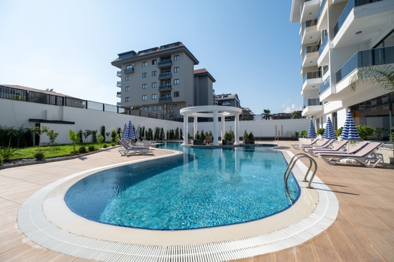 Furnished Apartment for Sale in 200 metres to the Beach in Kargicak Alanya Turkey