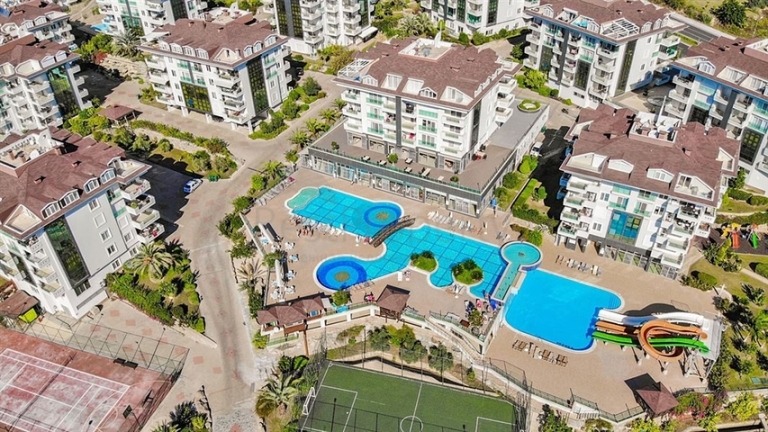 Furnished Modern Flat for Sale in Cikcilli Alanya Turkey