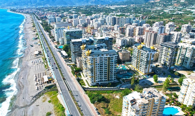 Furnished Sea View Apartment for Sale in Mahmutlar Alanya
