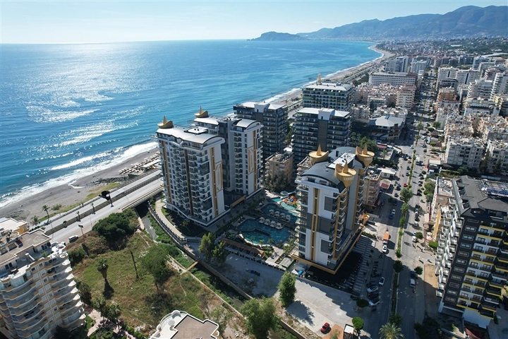 Furnished Sea View Apartment for Sale in Mahmutlar Alanya