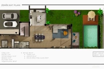 Key Ready Twin Villas for Sale in Dosemealti Antalya Turkey