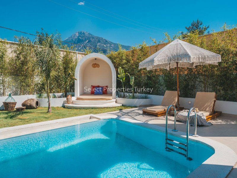 Mediterranean Style Villa for Sale in Hisaronu Oludeniz Fethiye Turkey