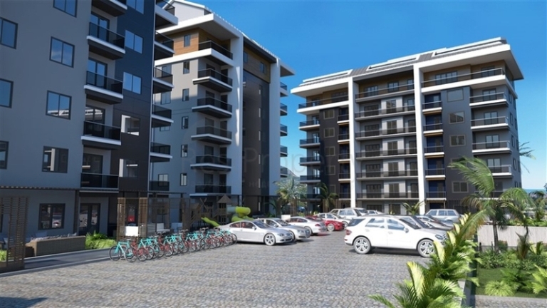 New 1 Bedroom Apartments for Sale in Oba Alanya Turkey